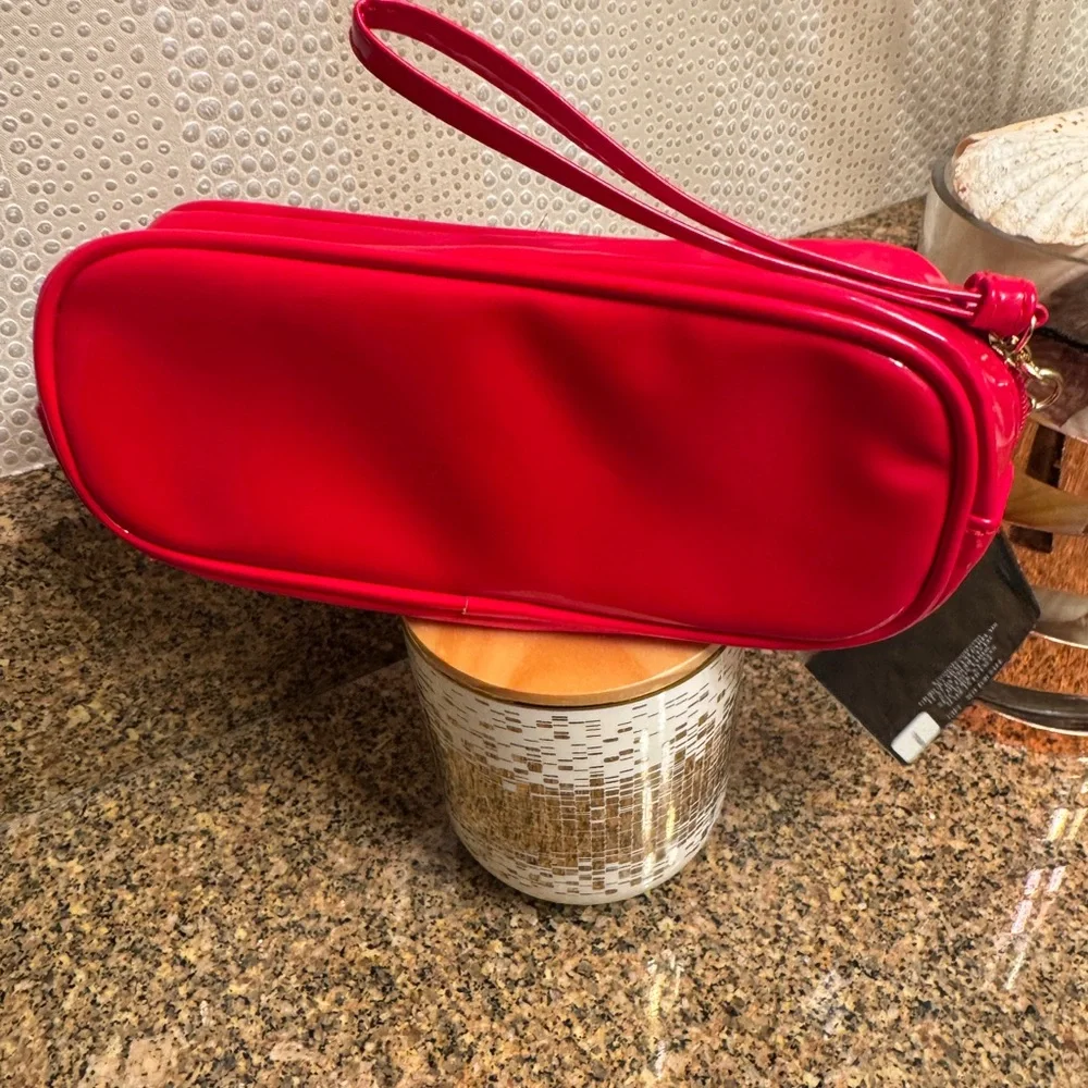 Giorgio Armani Red Women's Makeup Clutch‎ Bag NWT